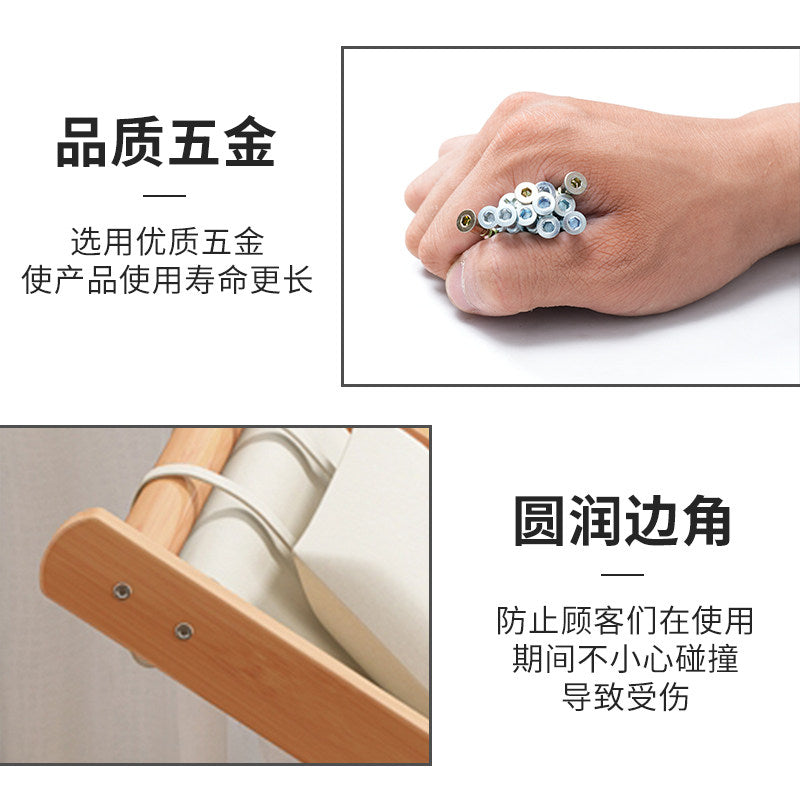 Folding beach chair, deck chair, balcony, lunch break, sunbathing, home comfort, leisure, reclining, sitting, dual-purpose chair, breathable and not sweaty