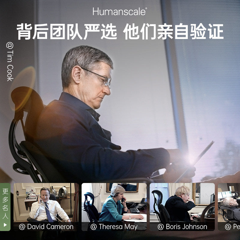 Humanscale Premium Door Ergonomic Boss Office Home Presidential Seat Leather High-End