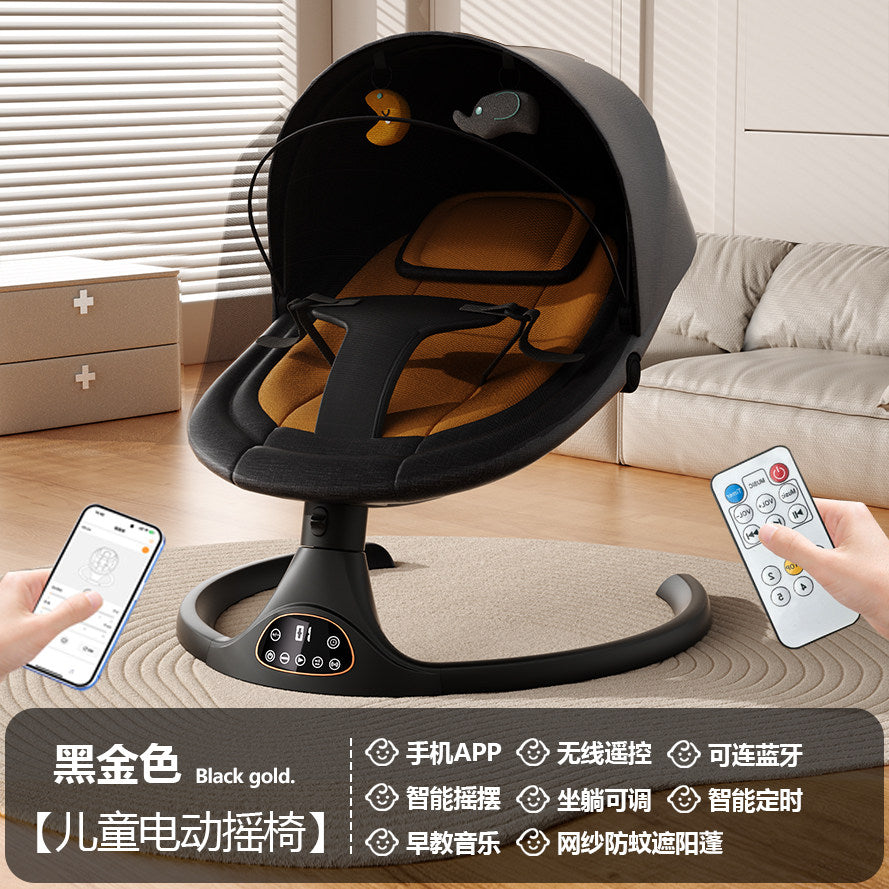 Baby lying sleep artifact, coaxing baby, rocking chair, rocking bed, baby sleeping, electric rocking basket, take the baby to sleep, free your hands