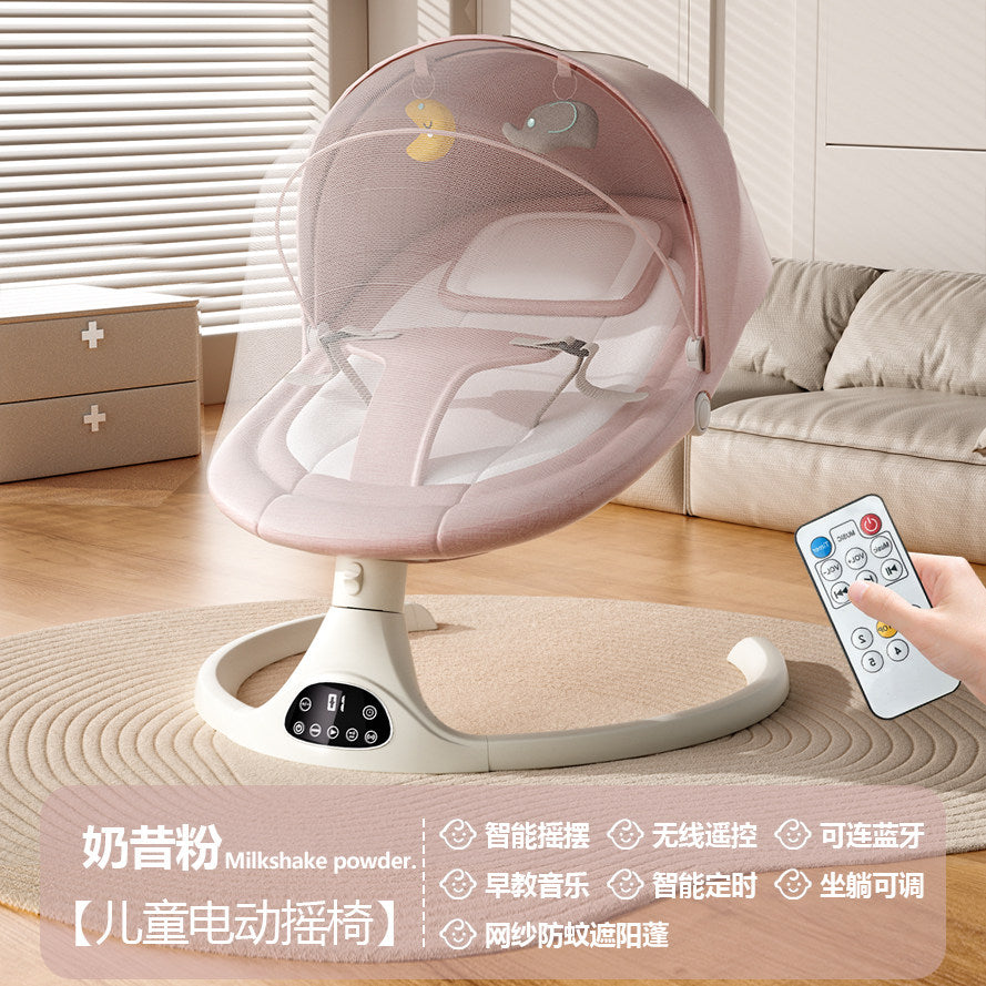 Baby lying sleep artifact, coaxing baby, rocking chair, rocking bed, baby sleeping, electric rocking basket, take the baby to sleep, free your hands