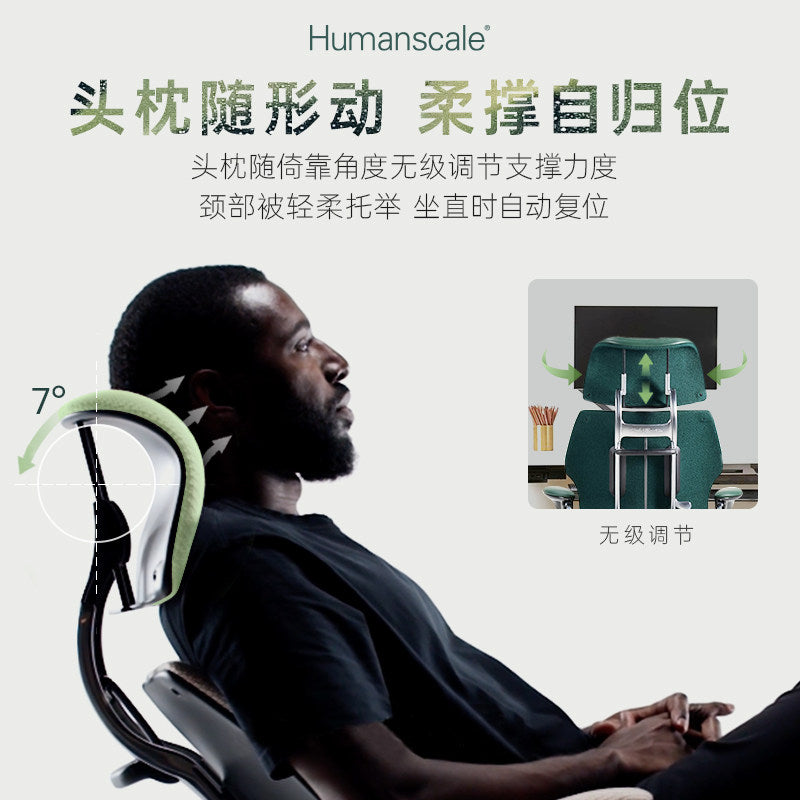 Humanscale Premium Door Ergonomic Boss Office Home Presidential Seat Leather High-End