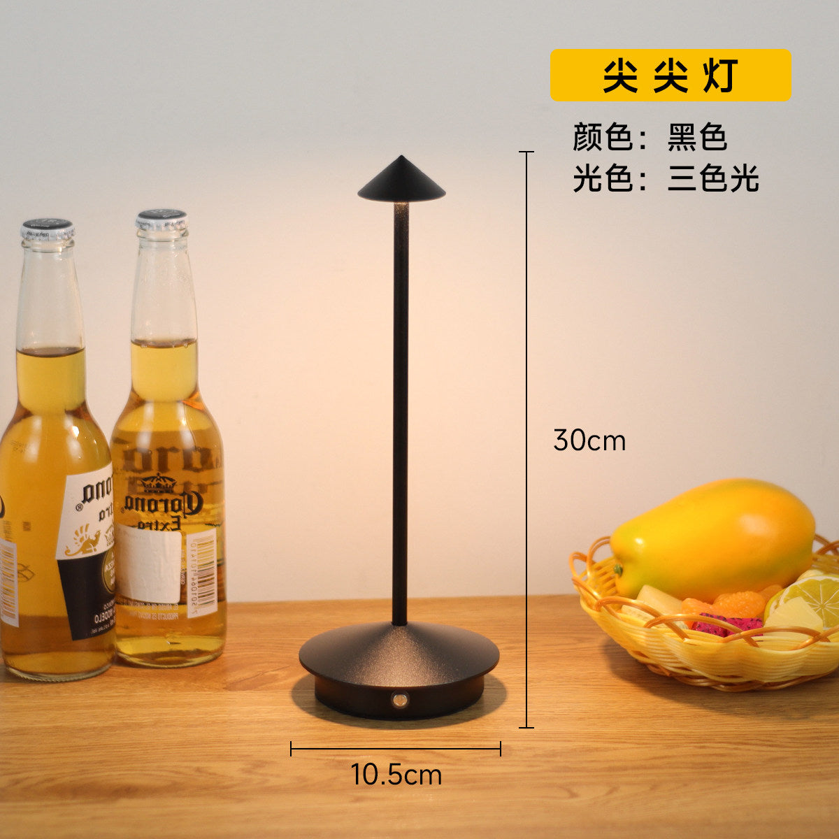 Retro bar table lamp rechargeable outdoor table lamp desktop atmosphere lamp night light dining table atmosphere lamp clear bar table lamp