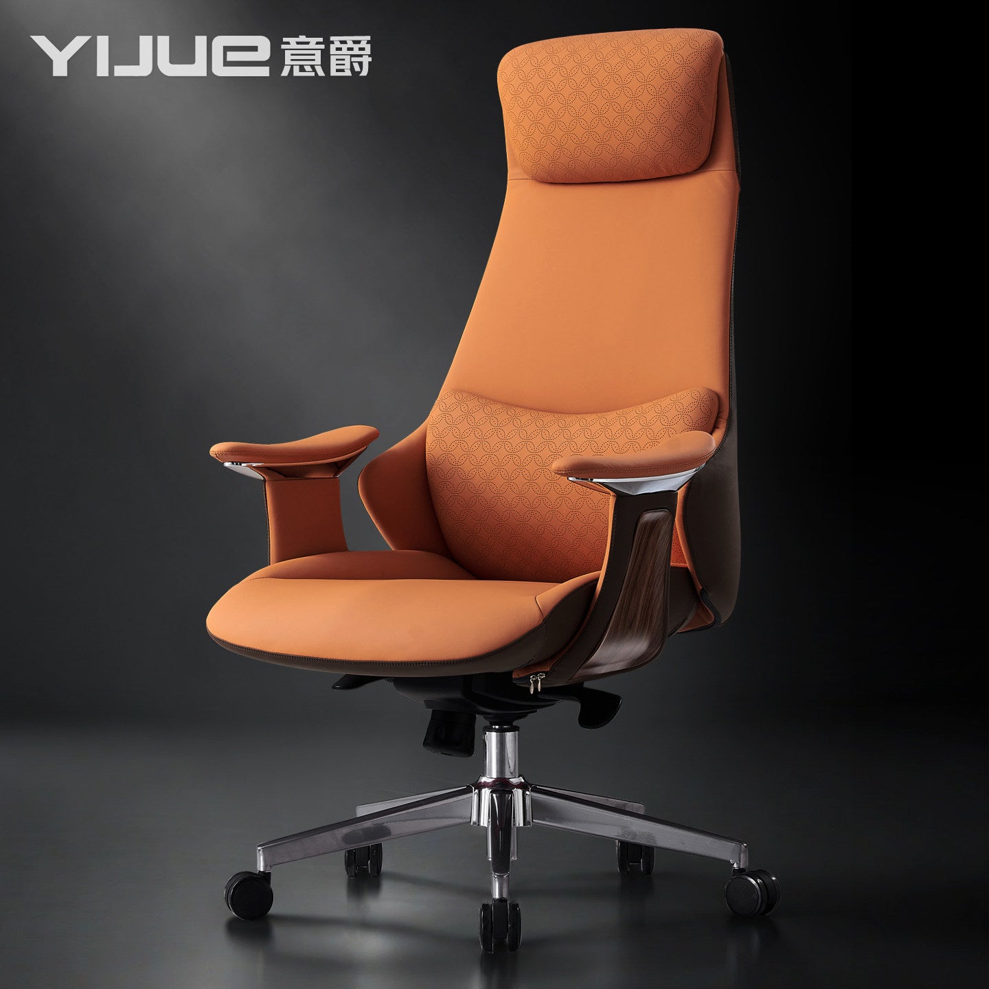 Business office chair, leather boss chair, large class chair, swivel chair, lunch break MEmu computer chair, comfortable home study