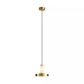 The bedside chandelier in the bedroom is simple and modern, light luxury, high-end atmosphere, background wall, long-line bedside lamp, small chandelier lamp