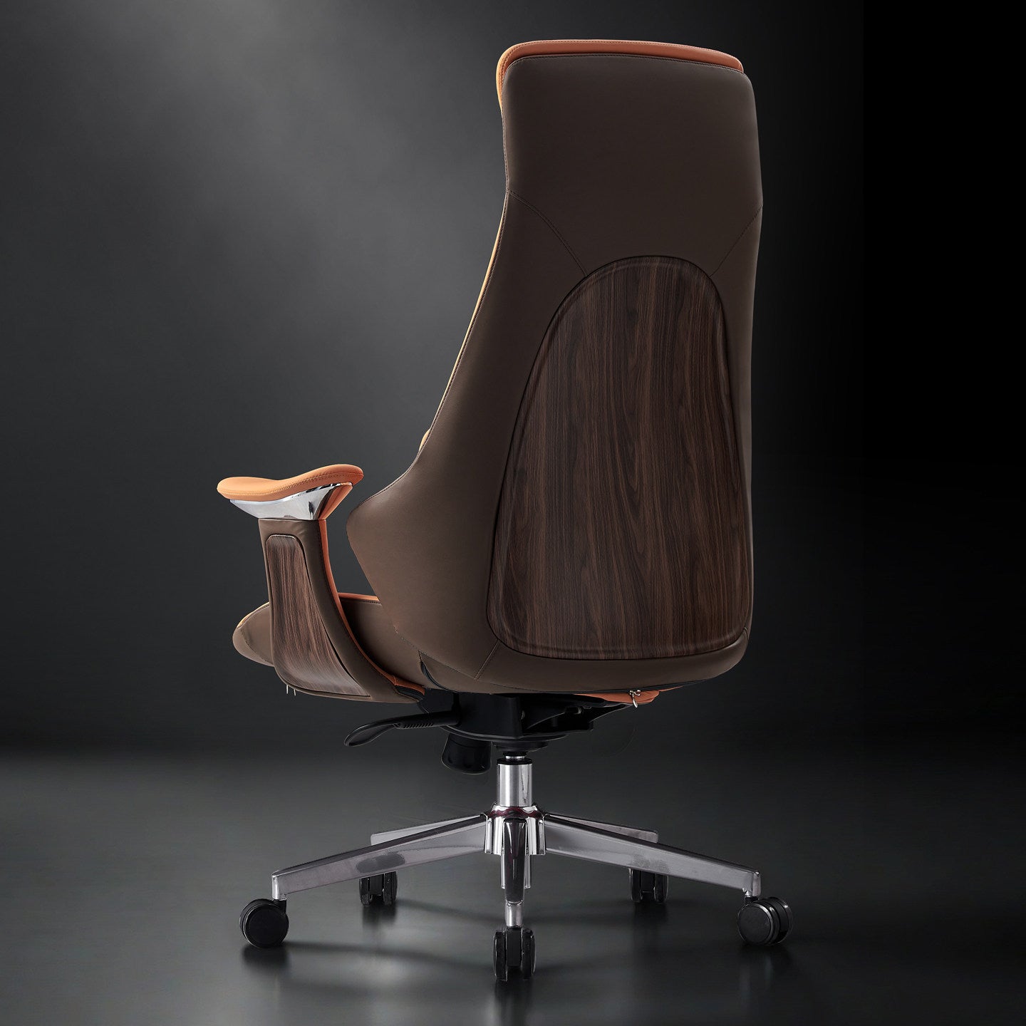 Business office chair, leather boss chair, large class chair, swivel chair, lunch break MEmu computer chair, comfortable home study