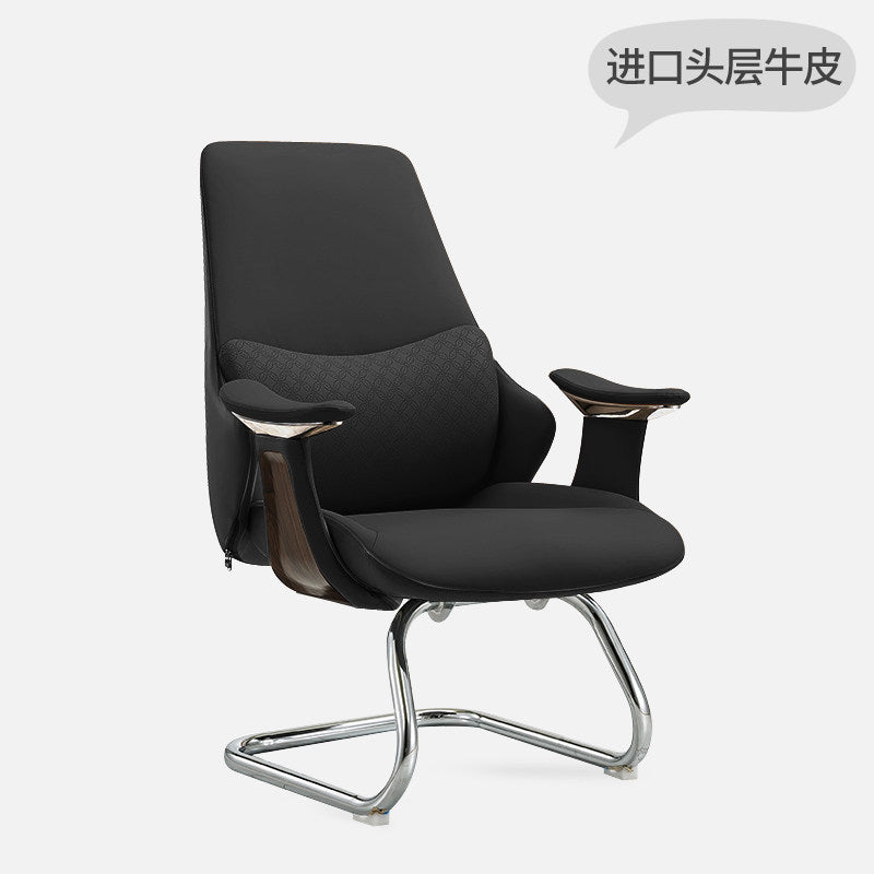 Business office chair, leather boss chair, large class chair, swivel chair, lunch break MEmu computer chair, comfortable home study